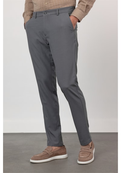 İmza Füme Yan Cep Comfort Fit Esnek Chino Pantolon 1003260171