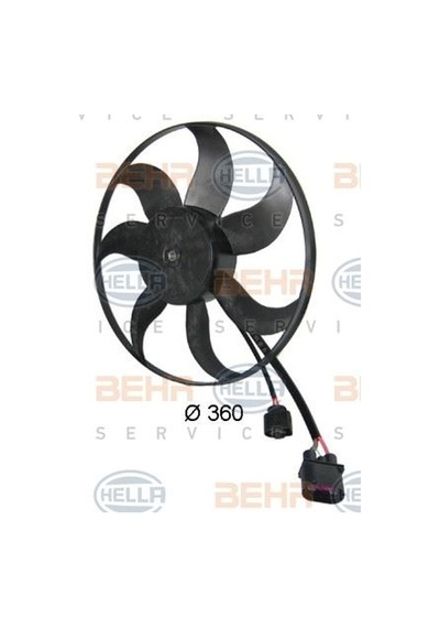 KNECHT CFF138000S Fan Motoru Golf V.VI-Jetta-Passat-Polo-Caddy-A3
