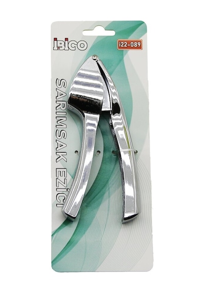 İbico İ22-089 Sarımsak Ezici Kollar 9x14.5cm Oval Hazne Çelik Metal Kollu Pres Modeli Diğer