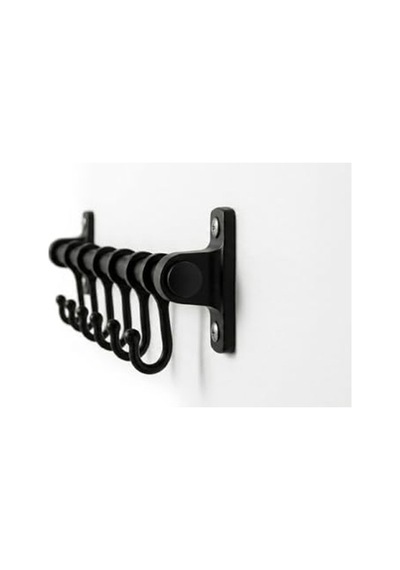Kancalı Duvar Askısı, Çok Amaçlı Kullanım İçin Metal Tasarım 50cm