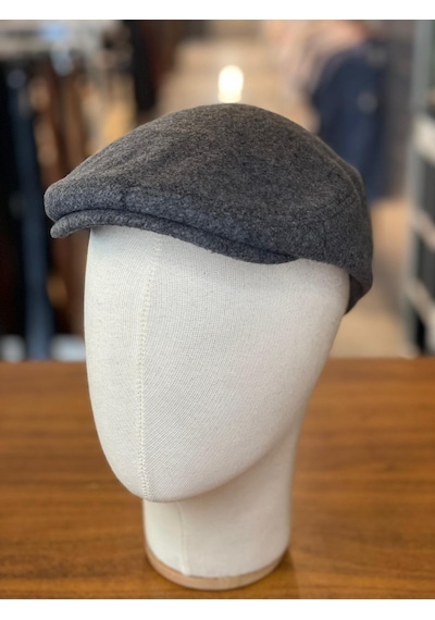 Hamze İngiliz London Model Kaşe Kumaş Kasket Şapka Gri