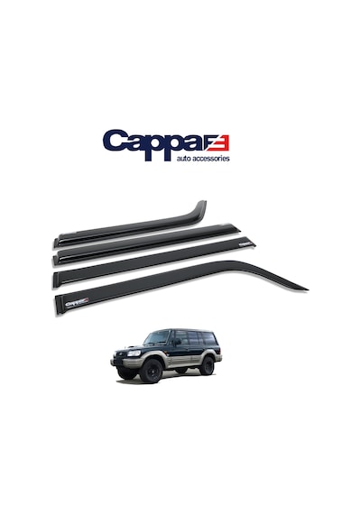 Cappafe Hyundai Galloper Cam Rüzgarlığı Akrilik 4 Parça 1997-2003