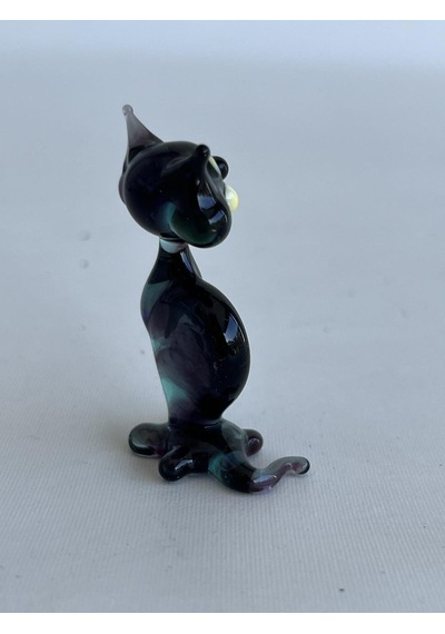 El Yapımı Murano Cam Kedi Biblo A48-03
