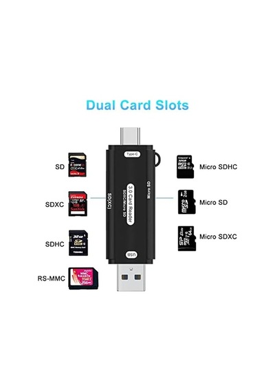 Micro Sd Kart Okuyucu Type C To Usb 3.0 Çevirici Otg 5 Gbps Hafıza Kartı Okuyucu Adaptör Micro Sd Card Reader Rktsd
