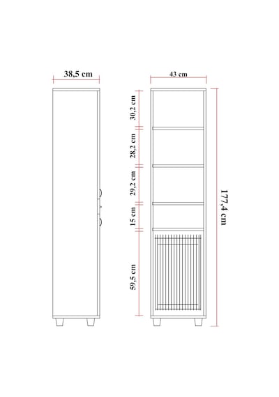 Banyo Ve Mutfak Dolabı 188 Beyaz