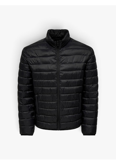 Only & Sons Onsraff Quılt Jacket Otw Vd Erkek Siyah Mont - 22038713