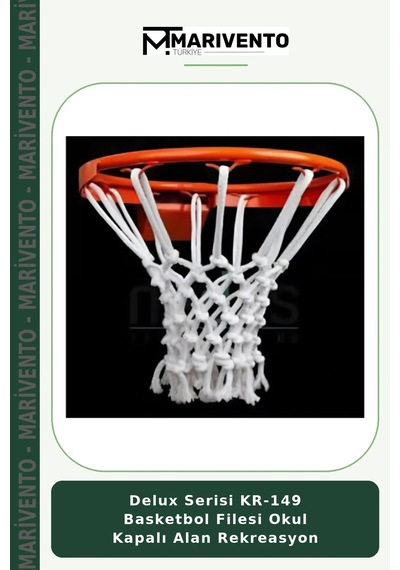 Delux Serisi Kr-149 Basketbol Filesi Okul Kapalı Alan Rekreasyon