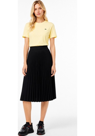 Lacoste Women's Pleated Skirt Pileli Kadın Etek Siyah