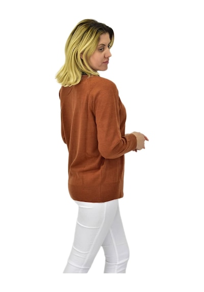 Kadın Triko Spor Hırka Bgl-st04086 Taba
