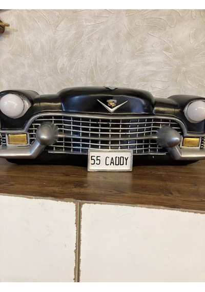 Işıklı Cadillac Duvar Obje Araba Siyah