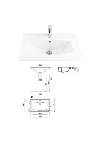 Denko Petra 65 Cm Mdf Banyo Dolabı Alt Modül Ve Seramik Lavabo Çok Renkli Denko Petra 65 Cm Mdf Banyo Dolabı Alt Modül Ve Seramik Lavabo Çok Renkli