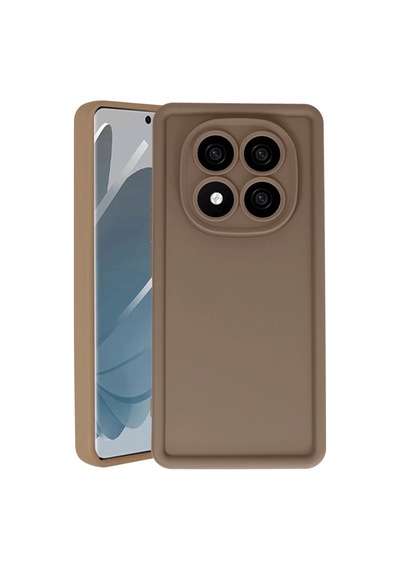 Xiaomi Redmi Note 14 Pro 4g Uyumlu Kılıf Viera Silikon - Kahverengi