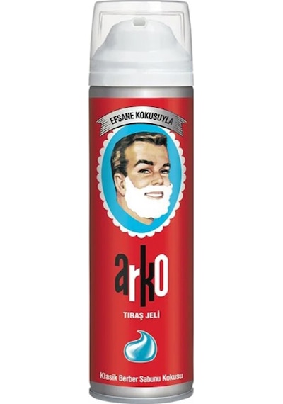 Arko 60. Yıl Özel Efsane Berber Sabunu Kokulu Tıraş Jeli 200 Ml 8690506565695