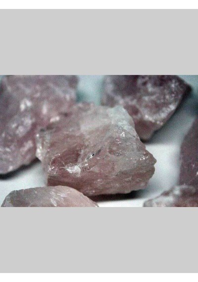 Pembe Kuvars Taşı Ham Parçalar Orta Boy 28-32gr Çok REnkli