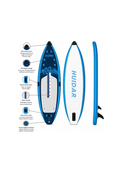 Angler Şişme Balıkçı Sup Board / Paddle Board 345 Cm Set