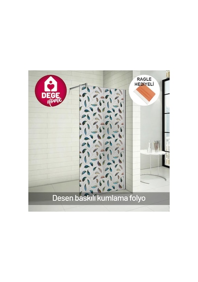 Vitray Desenli Buzlu Cam Folyosu. Duşakabin, Balkon, Mutfak, Banyo, Ofis Camı. Desen No: 11001 Gri