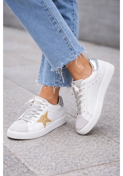 Dadwolf Yıldızlı Sneaker Golden Ghost Super Star Ball Star Hi Star Running Sole Dad Star Rahat Hakiki Deri Beyaz Altın Gold Dadwolf Yıldızlı Sneaker Golden Ghost Super Star Ball Star Hi Star Running Sole Dad Star Rahat Hakiki Deri Beyaz Altın Gold