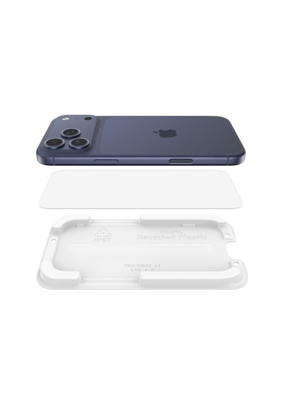 Belkin Ova239hq Screenforce Invisiglass İphone 17 Pro Max Uyumlu Kolay Hizalama Kitli Temperli Cam Ekran Koruyucu