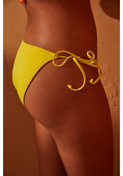 Penti Basic İp Bağlamalı Sarı Bikini Altı