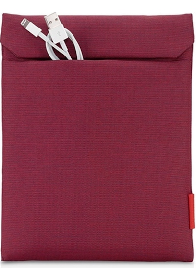 Cote&ciel Apple Uyumlu iPad Mini İle Taşıma Kılıfı Tekstil Red Melange Klasik