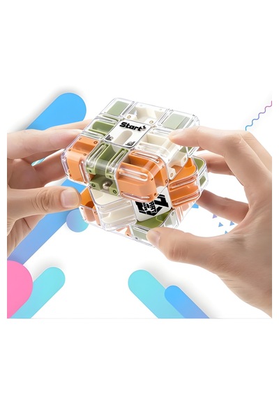 3d Labirent Küp - Zeka Küpü Bulmacalı Rubik Küp