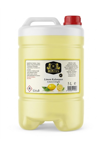 Roytex 80 Derece Limon Kolonyası Bidon 20 L