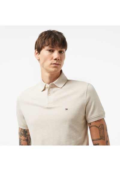 Tommy Hilfiger Tommy Hılfıger Erkek T-shırt Mw0mw17770-hcx Krem