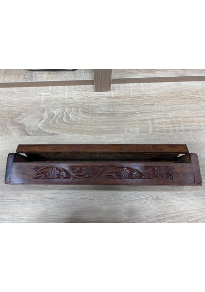 Tütsü Tabut 30 Cm Kare Oymalı