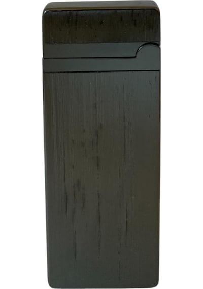 Fırçalı Gunmetal Slim Soft Flame Çakmak - Tr6689