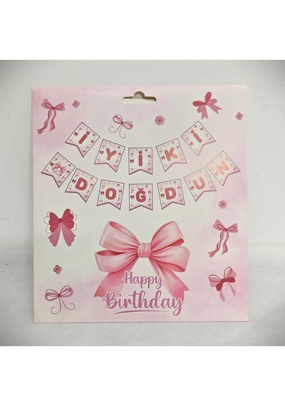 Fiyonk Temalı İyi Ki Doğdun Banner 1,90 Cm Tüm Yaşlar