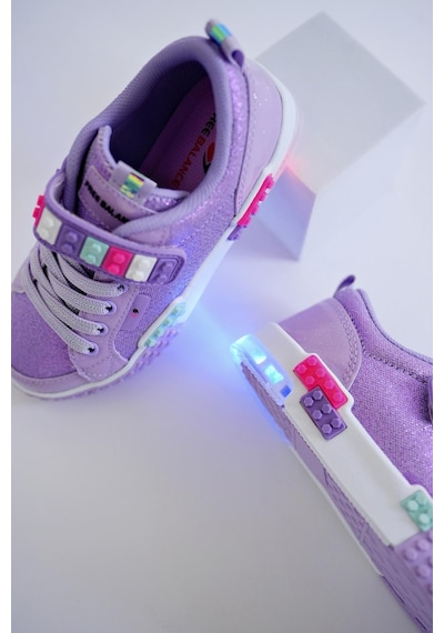 Muggo Sonic Garantili Legolu Bağcıklı Ve Cırtlı Ortopedik Çocuk Sneaker Spor Ayakkabı 001