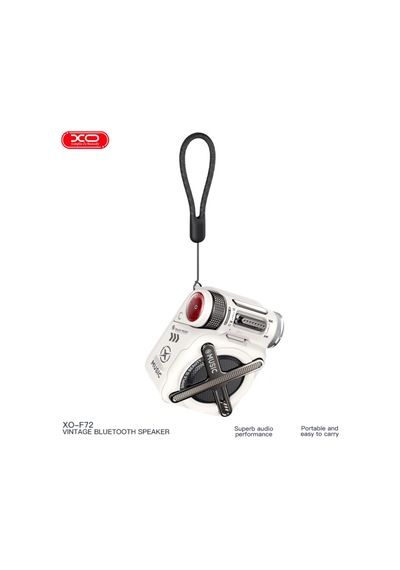 F72 Mecha Taşınabilir Kablosuz Bluetooth Hoparlör 5.4 Metal/pc/abs Gövde Tf Kart Desteği
