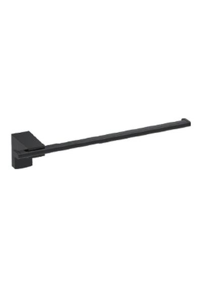 Deppot F1 Kısa Havluluk Mat Siyah Yassı Boru Siyah
