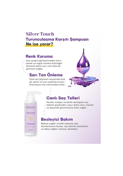 Silver Touch Turunculaşma Karşıtı Mor Şampuan 250 Ml Boyalı / Röfleli
