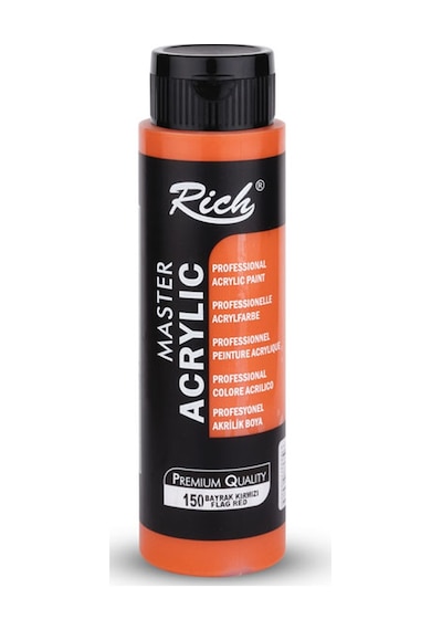 Rich Master Akrilik Boya 500Cc - Bayrak Kırmızı 150