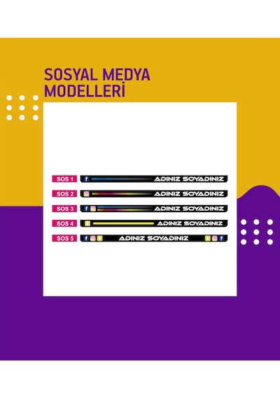 Numaratik Hediyeli Plakalık
