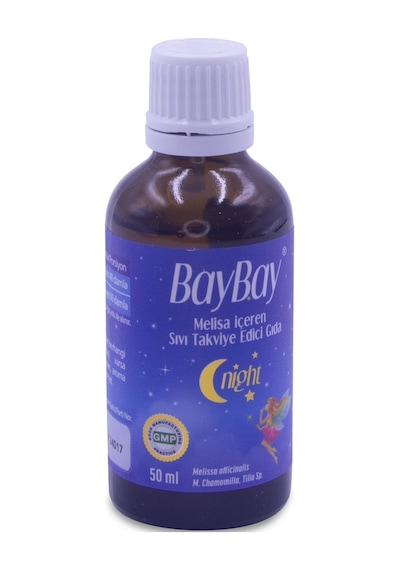 Baybay Night Melisa İçeren Bitkisel Damla 50 Ml 6 Adet