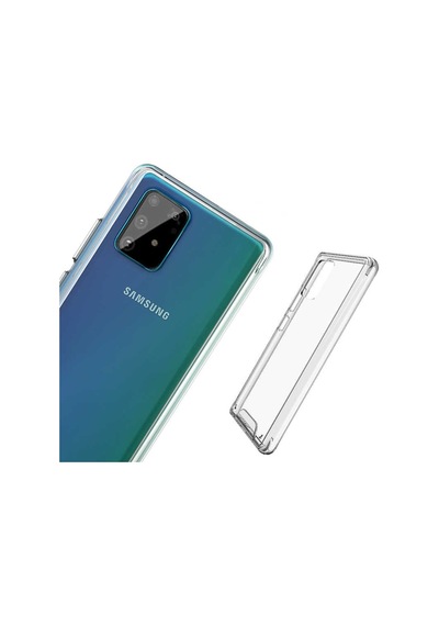 Samsung Uyumlu Galaxy A91 (S10 Lite) Kilif Seffaf Sararmaz Gard Silikon 405442988