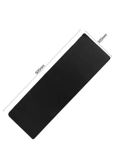 Baskısız 90x30 Cm. Oyuncu Mousepad Kaymaz Taban Mouse Pad - Siyah