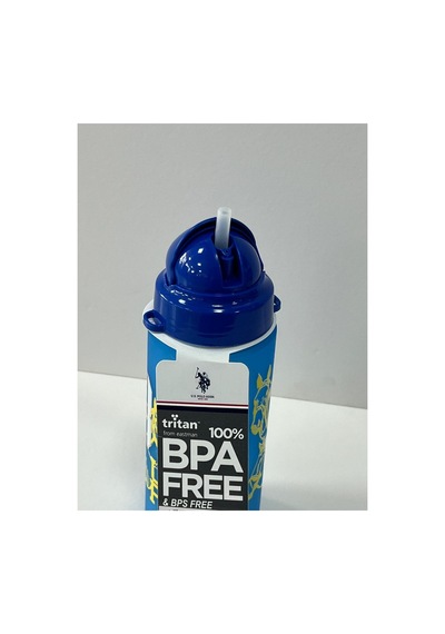 Lisanslı 400 Ml Pipetli Bpa Free Mat Renkli Matara Mat Mavi