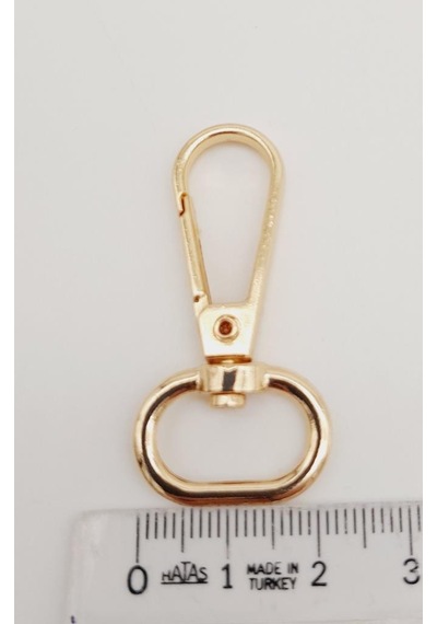 Angel Çanta Aksesuar 1.5 Cm Light Gold Renk Kanca 1 Adet