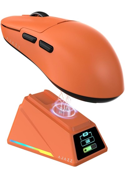 Aj159 Apex 8k Oyun Mouse, 3 Modlu Tft Ekranlı Turuncu