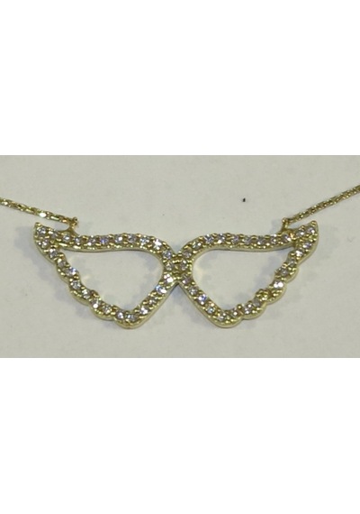 8 Ayar Altın Kolye-3.28 Gm-44 Cm-Zinciride Altındır