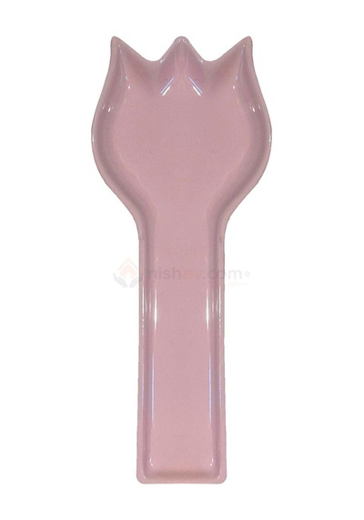 Prestij Pembe İnci Seramik Kaşıklık 26cm Uzun Ömürlü Şıklık Renkli