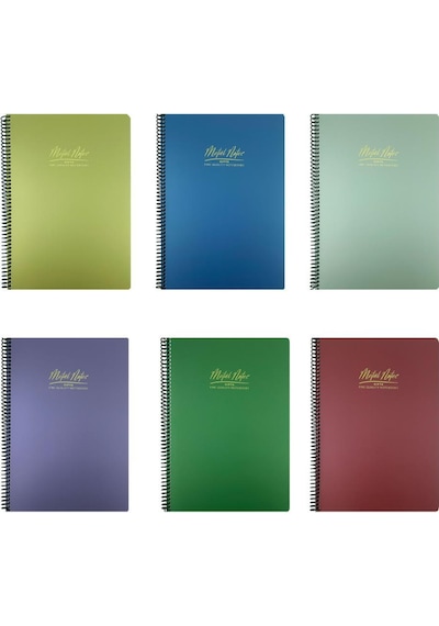 Gıpta Metal Notes A4 Spiralli Defter Pp Kapak 100 Yaprak Kareli 2 Adet