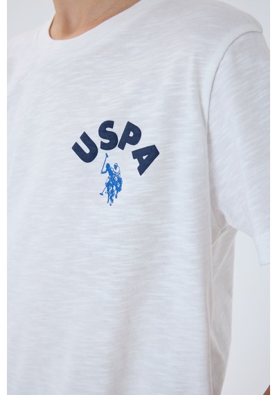 U.s. Polo Assn. Erkek Çocuk Beyaz Bermuda Takım Us2442-c-v1 Beyaz