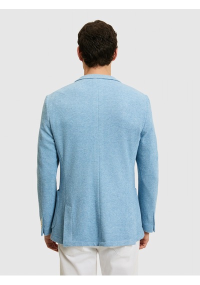 Cacharel Mavi Slim Fit Spor Ceket