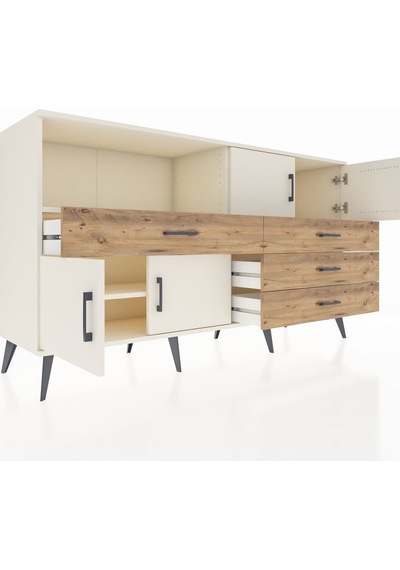 Hyperion Konsol 2 Raflı 4 Çekmeceli 4 Kapaklı 176x44x99 Aytaşı-aytaşı/çam Aytası/aytası - Aytası Hyperion Konsol 2 Raflı 4 Çekmeceli 4 Kapaklı 176x44x99 Aytaşı-aytaşı/çam Aytası/aytası - Aytası