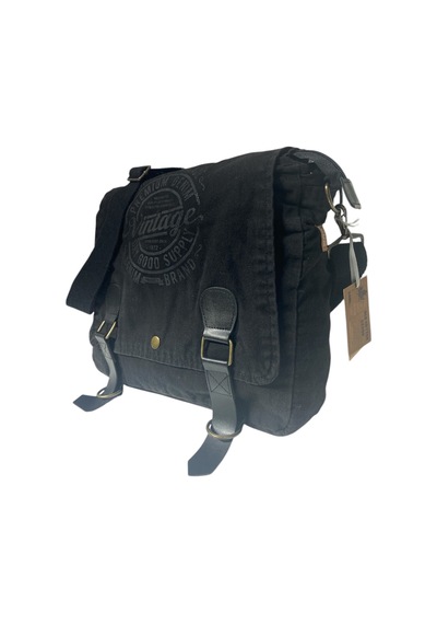 Old Cotton Cargo Vintage Salaş Kaliteli Unisex Günlük Gezi Kamp Okul Postacı Omuz Çantası San Diego 32 Cm X 25 Cm Siyah - Gri Old Cotton Cargo Vintage Salaş Kaliteli Unisex Günlük Gezi Kamp Okul Postacı Omuz Çantası San Diego 32 Cm X 25 Cm Siyah - Gri