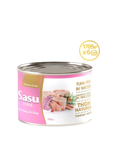 Sasu Light Ton Balığı Bütün Dilim 6 x 1705 G